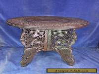 Vintage Carved Wood Eastern Coffee Table - Early 20th C [5515]